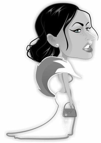 Cartoon: Megan Fox (medium) by Nicoleta Ionescu tagged megan,fox