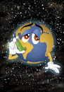 Cartoon: Asmatic Earth - Ecocartoon 2009 (small) by Nicoleta Ionescu tagged ecocartoon,planet,earth,erde,monde,mundo,world,eco,öko,polution,verschmutzung