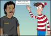 Cartoon: Is it me youre looking for (small) by matan_kohn tagged caricature,clip,comedy,comic,drawing,fanart,funny,hat,illustration,lionelrichie,love,mark,movie,mtv,music,musicvideo,scary,singer,songs,toon,wally,wave,whereiswally,hello