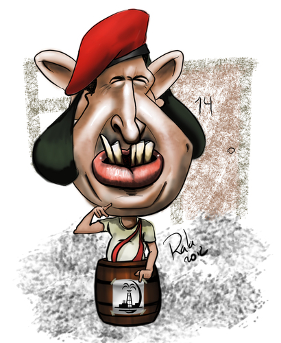 Cartoon: Celebrities (medium) by rafaellewin tagged charges,caricature,chavez,hugo,roussef,dilma,streep,meryl,niro,de,robert,nicholsson,nicholson,jack,houston,whitney