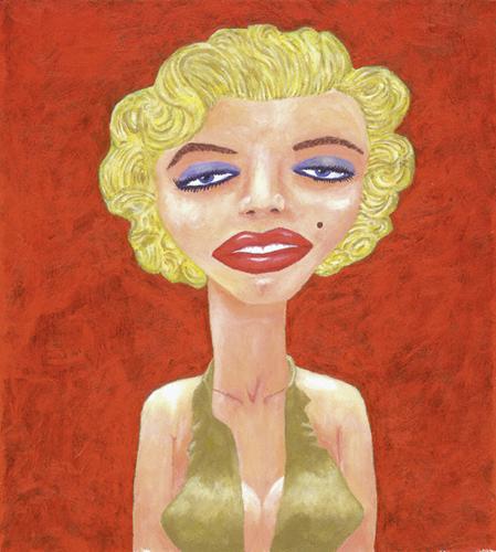 Cartoon: Marilyn Monroe (medium) by Davor tagged marilyn,monroe