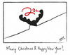Cartoon: Merry Christmas Happy New Year (small) by Davor tagged mouse hole wall room floor maus loch wand boden elch elk 2011