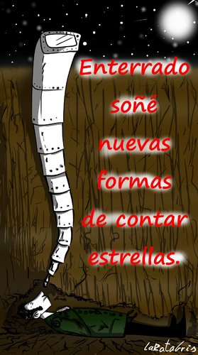 Cartoon: la lucha (medium) by LaRataGris tagged enterrado