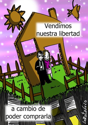 Cartoon: Libres (medium) by LaRataGris tagged vida