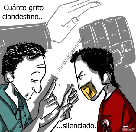 Cartoon: Paradojas de la libertad (medium) by LaRataGris tagged transicion