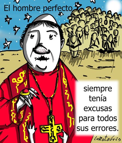 Cartoon: Perfecto (medium) by LaRataGris tagged religion