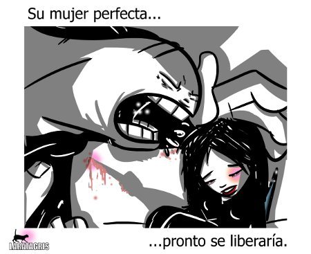 Cartoon: Un deseo (medium) by LaRataGris tagged maltrato