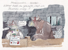 Cartoon: Romantik pur (small) by Bürgerschreck tagged kuh,bulle,geschenk,aufmerksamkeit,blumen,leckerei,essen,romantisch,geste