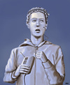 Cartoon: Gajus Marcus Zuckerberg (small) by flintstone73 tagged facebook,zuckerberg,statue,legend,famous