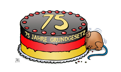 Cartoon: 75 Jahre Grundgesetz (medium) by Harm Bengen tagged 75,jahre,grundgesetz,torte,kuchen,ratte,fressen,afd,nazis,demokratie,harm,bengen,cartoon,karikatur,75,jahre,grundgesetz,torte,kuchen,ratte,fressen,afd,nazis,demokratie,harm,bengen,cartoon,karikatur