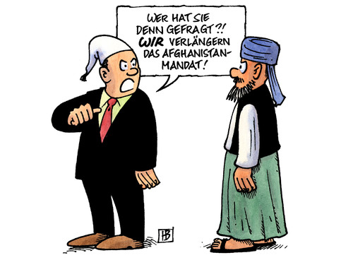 Cartoon: Afghanistanmandat (medium) by Harm Bengen tagged afghanistanmandat,afghanistan,mandat,deutschland,bundestag,bundeswehr,krieg,einsatz,verlängerung,außenpolitik,westerwelle,guttenberg,abzug,tod,tot,afghanistanmandat,afghanistan,mandat,deutschland,bundestag,bundeswehr,krieg,einsatz,verlängerung,außenpolitik,westerwelle,guttenberg,abzug,tod,tot