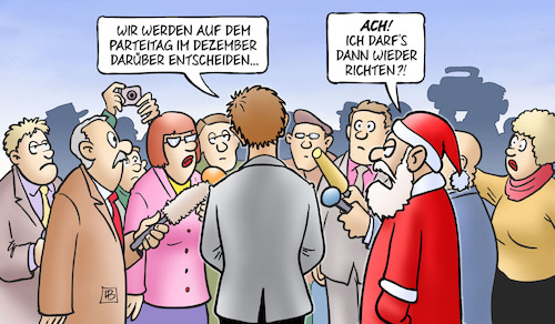 Cartoon: AKK-Planung (medium) by Harm Bengen tagged planung,parteitag,dezember,weihnachtsmann,interview,reporter,cdu,akk,kramp,karrenbauer,rücktritt,rückzug,parteivorsitzende,kanzlerkandidatin,verteidigungsministerin,harm,bengen,cartoon,karikatur,planung,parteitag,dezember,weihnachtsmann,interview,reporter,cdu,akk,kramp,karrenbauer,rücktritt,rückzug,parteivorsitzende,kanzlerkandidatin,verteidigungsministerin,harm,bengen,cartoon,karikatur