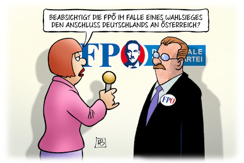 Cartoon: Anschluss Deutschlands (medium) by Harm Bengen tagged fpö,wahlsieg,wahlen,anschluss,deutschlands,österreich,interview,faschismus,rechtsextrem,harm,bengen,cartoon,karikatur,fpö,wahlsieg,wahlen,anschluss,deutschlands,österreich,interview,faschismus,rechtsextrem,harm,bengen,cartoon,karikatur