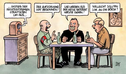 Cartoon: Anstieg des Rechtsextremismus (medium) by Harm Bengen tagged anstieg,rechtsextremismus,rechts,nazi,nazis,neonazis,npd,dvu,faschisten,straftaten,verfassungsschutz,verfassungsschutzbericht,schäuble,innenminister,cartoon,cartoons,anstieg,rechtsextremismus,rechts,nazi,nazis,antisemitismus,deutsche reich,faschismus,nationalismus,nationalsozialismus,militarismus,nazismus,neonazi,npd,ns,rassenkampf,rassismus,rechtsextrem,radikalismus,dvu,faschisten,straftaten,verfassungsschutz,verfassungsschutzbericht,innenminister,wolfgang schäuble,deutsche,reich,wolfgang,schäuble