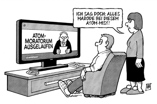 Atom-Moratorium ausgelaufen