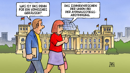 Cartoon: Atomausstieg im Bundestag (medium) by Harm Bengen tagged atom,atomkraft,atomausstieg,akw,kernkraft,energie,energiewende,ausstieg,bundestag,abstimmung,debatte,kritik,gesetz,spd,cdu,csu,fdp,gruene,linke,atom,atomkraft,atomausstieg,kernkraft,akw,energie,energiewende,ausstieg,bundestag,abstimmung,debatte,gesetz,spd,cdu,grüne,fdp