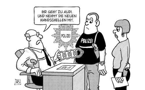 Audi-Handschellen