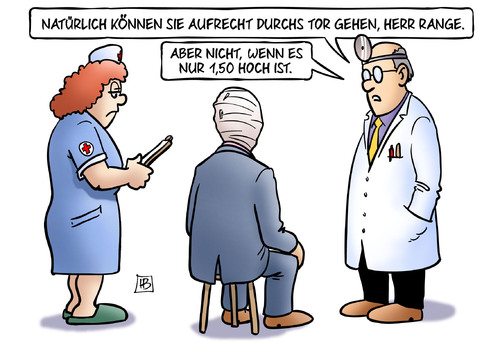 Cartoon: Aufrecht (medium) by Harm Bengen tagged tor,arzt,krankenschwester,verband,kopf,entlassung,justizministerium,innernministerium,bundesamt,verfassungsschutz,bauernopfer,innenminister,justizminister,maas,de,maiziere,zurücktreten,rücktritt,maassen,landesverrat,geheimnisverrat,range,generalbundesanwalt,netzpolitik,blogger,pressefreiheit,geheimdienst,anzeige,justiz,harm,bengen,cartoon,karikatur,tor,arzt,krankenschwester,verband,kopf,entlassung,justizministerium,innernministerium,bundesamt,verfassungsschutz,bauernopfer,innenminister,justizminister,maas,de,maiziere,zurücktreten,rücktritt,maassen,landesverrat,geheimnisverrat,range,generalbundesanwalt,netzpolitik,blogger,pressefreiheit,geheimdienst,anzeige,justiz,harm,bengen,cartoon,karikatur