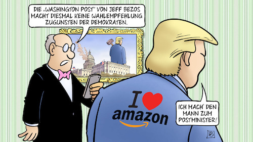 Bezos und Trump