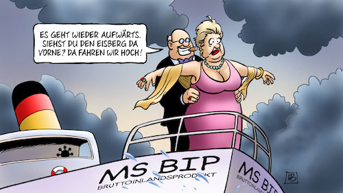 Cartoon: BIP-Titanic (medium) by Harm Bengen tagged aufwaerts,titanic,eisberg,wirtschaftseinbruch,schiff,corona,bip,bruttoinlandsprodukt,harm,bengen,cartoon,karikatur,aufwaerts,titanic,eisberg,wirtschaftseinbruch,schiff,corona,bip,bruttoinlandsprodukt,harm,bengen,cartoon,karikatur