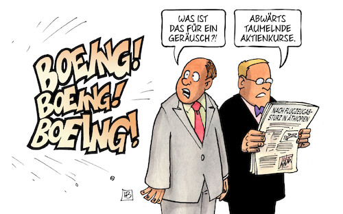 Cartoon: Boeing (medium) by Harm Bengen tagged boeing,geräusch,börse,abwärts,taumelnde,aktienkurse,flugzeugabsturz,äthiopien,harm,bengen,cartoon,karikatur,boeing,geräusch,börse,abwärts,taumelnde,aktienkurse,flugzeugabsturz,äthiopien,harm,bengen,cartoon,karikatur