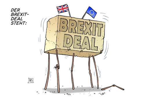 Cartoon: Brexit-Deal steht (medium) by Harm Bengen tagged brexit,deal,may,steht,gb,uk,europa,stein,block,wackeln,harm,bengen,cartoon,karikatur,brexit,deal,may,steht,gb,uk,europa,stein,block,wackeln,harm,bengen,cartoon,karikatur