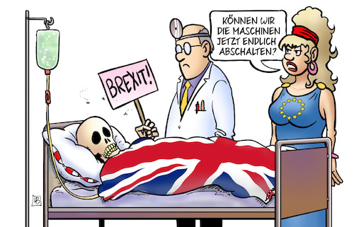 Cartoon: Brexit-Ende (medium) by Harm Bengen tagged brexit,ende,tod,arzt,europa,maschinen,abschalten,sterbehilfe,abstimmung,bg,uk,krankenhaus,bett,skelett,harm,bengen,cartoon,karikatur,brexit,ende,tod,arzt,europa,maschinen,abschalten,sterbehilfe,abstimmung,bg,uk,krankenhaus,bett,skelett,harm,bengen,cartoon,karikatur