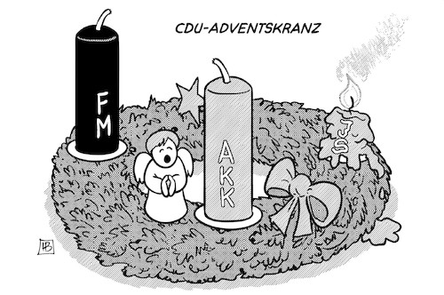 CDU-Adventskranz