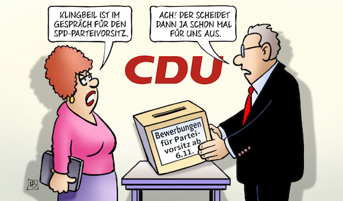 CDU und SPD-Parteivorsitz