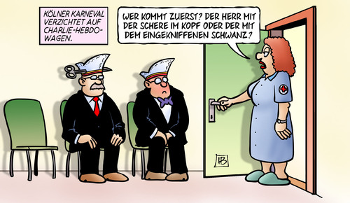 Charlie-Hebdo-Wagen Charlie-Hebdo-Wagen