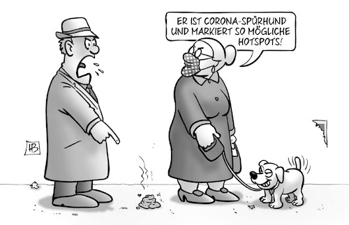 Corona-Spürhund