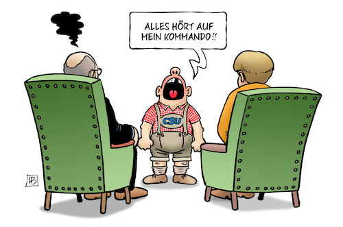 Cartoon: CSU-Kraftmeierei (medium) by Harm Bengen tagged csu,kraftmeierei,schreien,kind,kommando,sondierungen,groko,spd,schulz,merkel,cdu,harm,bengen,cartoon,karikatur,csu,kraftmeierei,schreien,kind,kommando,sondierungen,groko,spd,schulz,merkel,cdu,harm,bengen,cartoon,karikatur