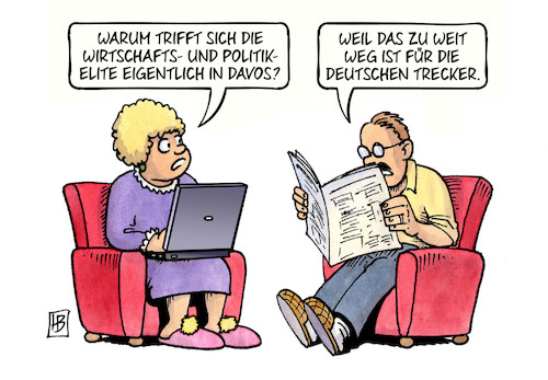 Davos und Bauern