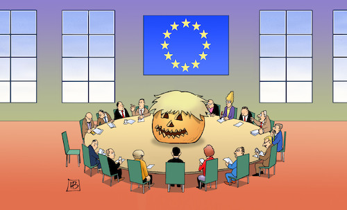 Cartoon: EU und Halloween (medium) by Harm Bengen tagged halloween,brexit,johnson,europa,gipfel,kürbis,eu,austritt,gb,uk,harm,bengen,cartoon,karikatur,halloween,brexit,johnson,europa,gipfel,kürbis,eu,austritt,gb,uk,harm,bengen,cartoon,karikatur