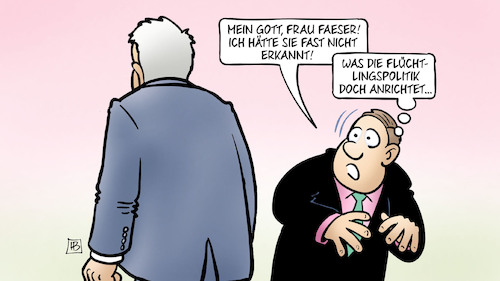 Faeser als Seehofer