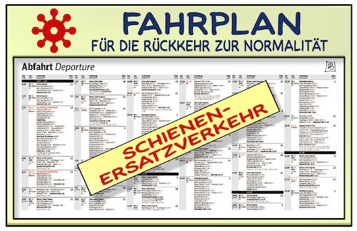 Fahrplan zur Normalität