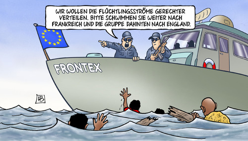 Cartoon: Flüchtlingsströme (medium) by Harm Bengen tagged flüchtlingsströme,schwimmen,flüchtlinge,afrika,italien,lampedusa,drama,katastrophe,schiffbruch,seenot,eu,frontex,schiff,harm,bengen,cartoon,karikatur,flüchtlingsströme,schwimmen,flüchtlinge,afrika,italien,lampedusa,drama,katastrophe,schiffbruch,seenot,eu,frontex,schiff,harm,bengen,cartoon,karikatur