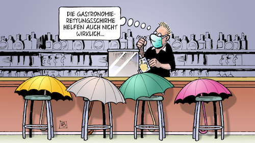 Cartoon: Gastronomie-Rettung (medium) by Harm Bengen tagged kneipe,wirt,regenschirme,gastronomie,rettungsschirme,theke,abstandsregeln,kontaktverbot,corona,coronavirus,ansteckung,pandemie,epidemie,krankheit,schaden,harm,bengen,cartoon,karikatur,kneipe,wirt,regenschirme,gastronomie,rettungsschirme,theke,abstandsregeln,kontaktverbot,corona,coronavirus,ansteckung,pandemie,epidemie,krankheit,schaden,harm,bengen,cartoon,karikatur