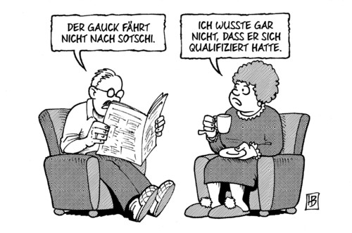 Gauck und Sotschi
