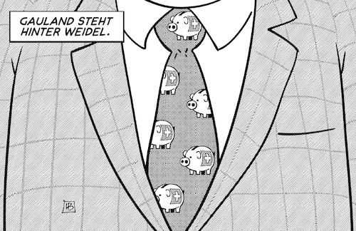 Gauland hinter Weidel Gauland hinter Weidel