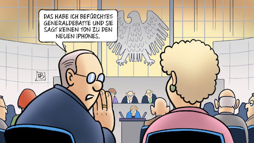 Generaldebatte und iPhone