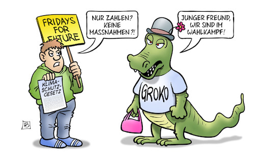 Cartoon: Groko-Klimaschutz (medium) by Harm Bengen tagged groko,klimaschutzgesetz,zahlen,massnahmen,fridays,for,future,fff,wahlkampf,demonstrieren,jugendliche,harm,bengen,cartoon,karikatur,groko,klimaschutzgesetz,zahlen,massnahmen,fridays,for,future,fff,wahlkampf,demonstrieren,jugendliche,harm,bengen,cartoon,karikatur