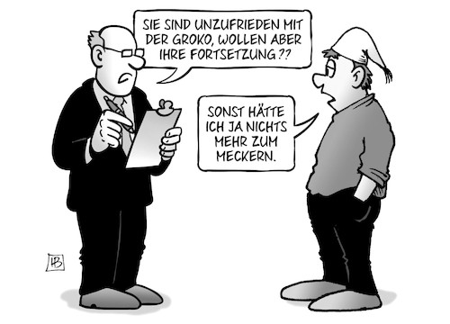 Groko und Umfragen