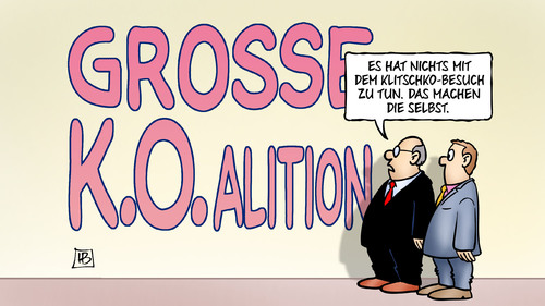 Cartoon: Grosse K.O.alition (medium) by Harm Bengen tagged klitschko,besuch,ukraine,boxer,ko,gabriel,seehofer,merkel,oppermann,klatsch,geheimnisverrat,innenminster,landwirtschaftsminister,friedrich,csu,bka,ziercke,edathy,bundestagsabgeordneter,skandal,straftat,ermittlungen,harm,bengen,cartoon,karikatur,klitschko,besuch,ukraine,boxer,ko,gabriel,seehofer,merkel,oppermann,klatsch,geheimnisverrat,innenminster,landwirtschaftsminister,friedrich,csu,bka,ziercke,edathy,bundestagsabgeordneter,skandal,straftat,ermittlungen,harm,bengen,cartoon,karikatur