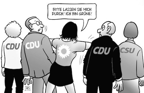 Grüne vor CDU