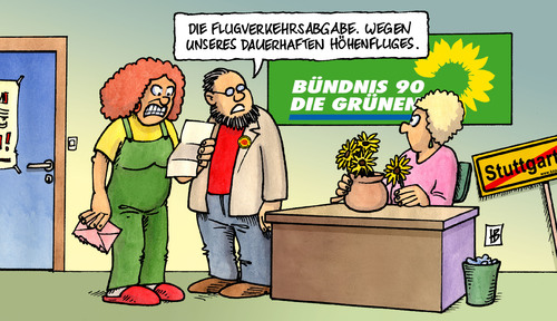 Cartoon: Grüner Höhenflug (medium) by Harm Bengen tagged grüner,höhenflug,grün,grüne,partei,wahlen,umfrage,umfragewerte,protest,stuttgart,21,s21,atomkraft,brief,flugverkehrsabgabe,geld,grüner,höhenflug,grün,grüne,partei,wahlen,umfrage,umfragewerte,stuttgart,stuttgart 21,atomkraft,flugverkehrsabgabe,21