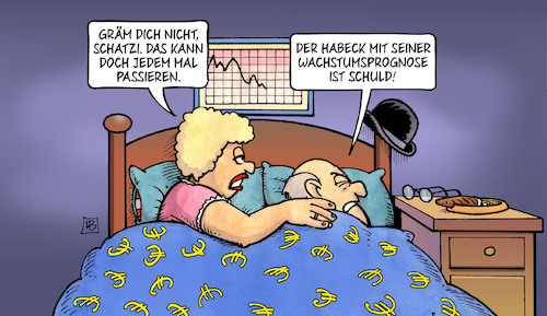 Cartoon: Habecks Wachstumsprognose (medium) by Harm Bengen tagged unternehmer,konjunktur,ehebett,frau,versagen,habeck,wachstumsprognose,schuld,wirtschaft,harm,bengen,cartoon,karikatur,unternehmer,konjunktur,ehebett,frau,versagen,sex,habeck,wachstumsprognose,schuld,wirtschaft,harm,bengen,cartoon,karikatur