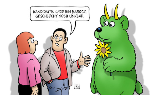 Cartoon: Habock (medium) by Harm Bengen tagged kandidatin,habock,geschlecht,habeck,baerbock,grüne,bundestagswahl,kanzlerin,haus,bengen,cartoon,karikatur,kandidatin,habock,geschlecht,habeck,baerbock,grüne,bundestagswahl,kanzlerin,haus,bengen,cartoon,karikatur