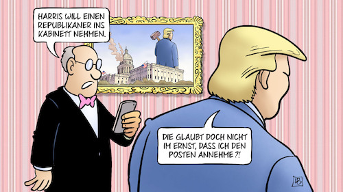 Cartoon: Harris und Republikaner (medium) by Harm Bengen tagged harris,republikaner,kabinett,tv,interiew,wahlkampf,trump,handy,bild,kapitolsturm,posten,usa,harm,bengen,cartoon,karikatur,harris,republikaner,kabinett,tv,interiew,wahlkampf,trump,handy,bild,kapitolsturm,posten,usa,harm,bengen,cartoon,karikatur