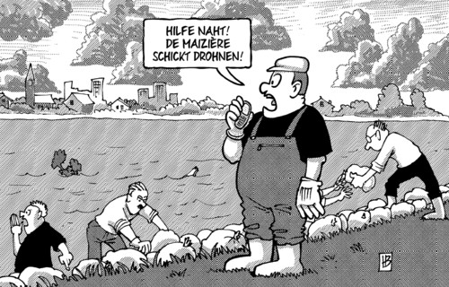 Hochwasser und Drohnen Hochwasser und Drohnen